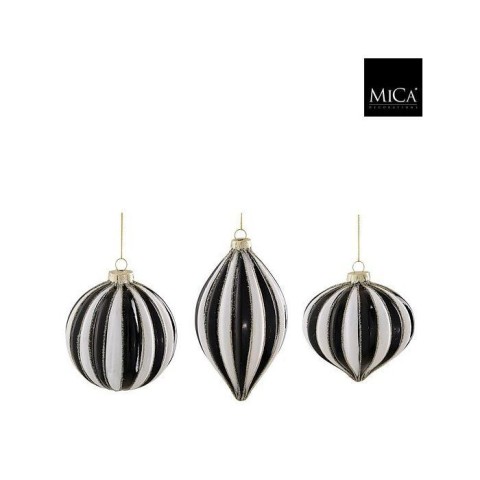 PENDENTI ALBERO VETRO NERO D.8